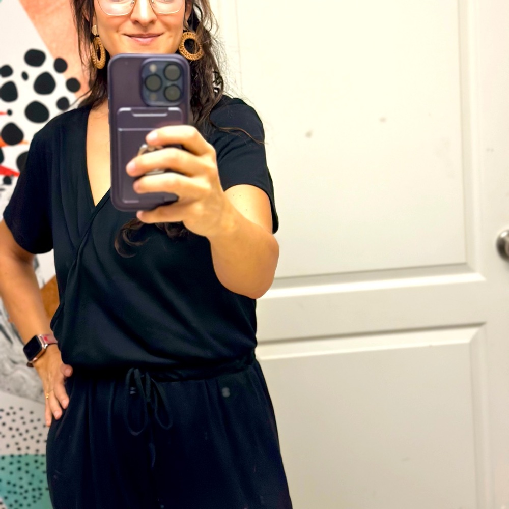 Medium Amazon jumpsuit, black, comfy barely worn